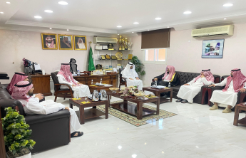 وفد من هيئة الأمر بالمعروف والنهي عن المنكر بالمحافظة يزور الكلية