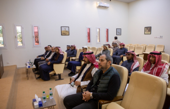 وفد من الكلية في زيارة لمحمية الوعول