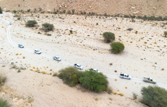 وفد من الكلية في زيارة لمحمية الوعول