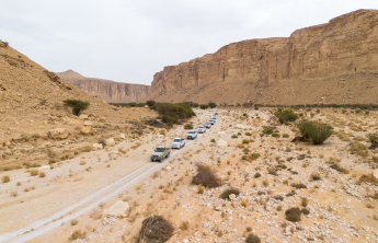 وفد من الكلية في زيارة لمحمية الوعول