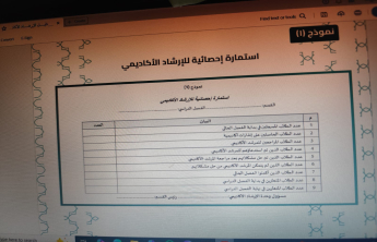 محاضرة حول تطوير مهارات المرشد الأكاديمي في شطر الطالبات بالكلية