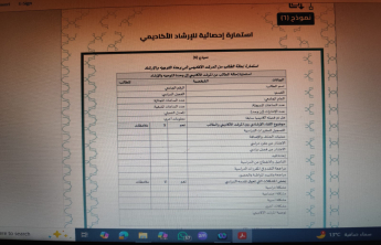 محاضرة حول تطوير مهارات المرشد الأكاديمي في شطر الطالبات بالكلية